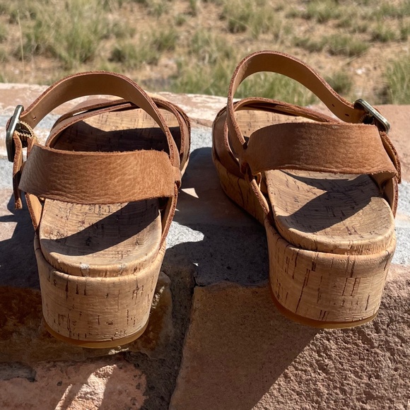 GUC KORK-EASE Women's Myrna 2.0 Ankle Strap Wedge Sandal (Size: 37/Tan) - Picture 8 of 15